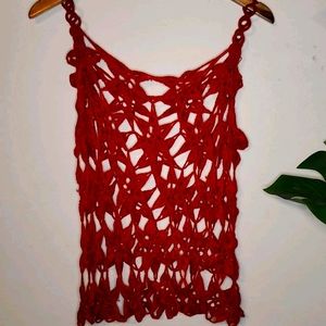 Macrame star top